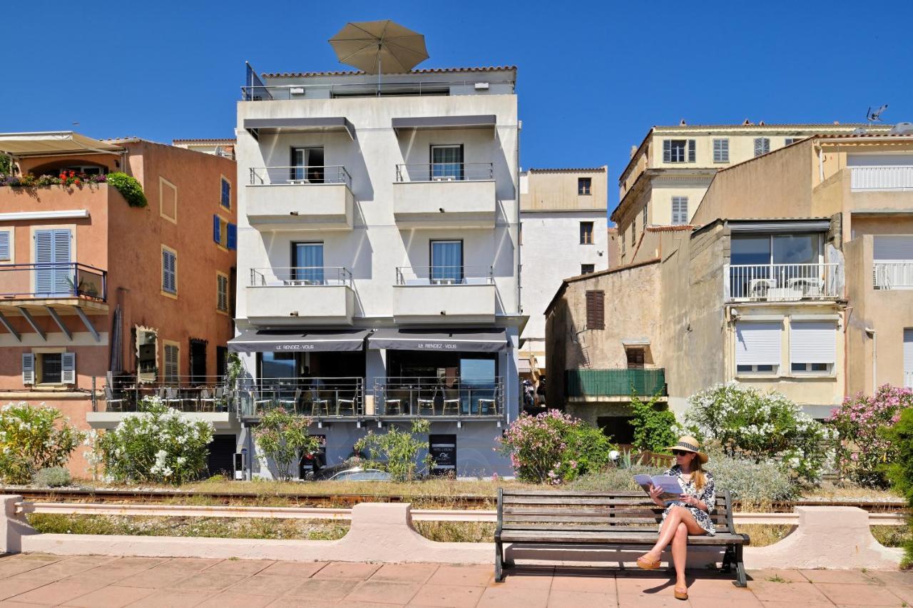 L'Escale Cote Sud Hotel LʼÎle-Rousse Eksteriør billede